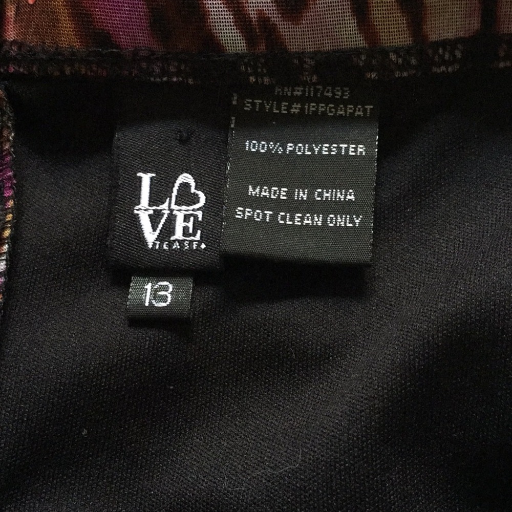 Love brand cocktail one shoulder dress 13 junior pink animal used - Picture 5 of 6